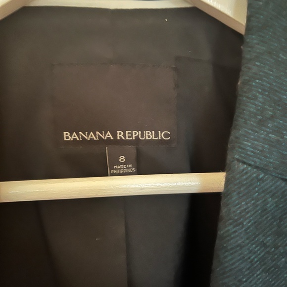 Banana Republic Women's Blazer Hunter Green Size 8 - Picture 3 of 4